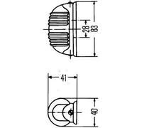 Hella Indicatore Anteriore Posteriore Destra Sinistra Alogena 12V Giallo (