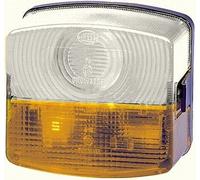 HELLA Indicatore Destro O/S Alogeno C5W P21W 12V 24V Giallo (2BE 003 182-101)