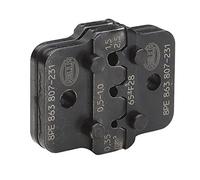 HELLA Inserto p. crimpatrice - Metallo - nero - Ø da: 0.35mm - Ø fino a: 2.5mm - JPT/TAB2,8/MCP2,8/Profi, Typ I insert - 8PE 863 807-231