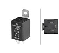 HELLA Intermittenza di lampeggio - 12V - 4a... poli - Montaggio, esterno/infilato - con supporto - 4AZ 003 787-081