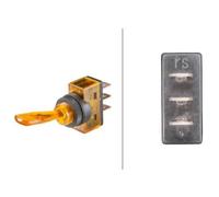 Hella Interruttore a Levetta On/Off 12V 3-polig 10A An / Di per Nfz D Epoca