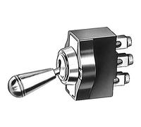 HELLA Interruttore/Comando/Innesto - S28 - Comando ribaltamento - N° raccordi: 3 - Contatto a vite - avvitato - Deviatore - Alesaggio-Ø: 12.5mm - Colore: cromo - 6FG 002 312-001