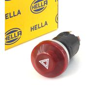 Hella Interruttore Luce di Posizione Universale Alogena 12V W1,2W Rosso Camion