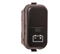 Hella Interruttore Modulo 4100 Simbolo Batteria 12V IP54, Nero, Auto