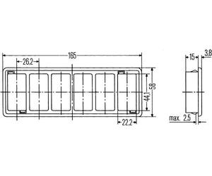 HELLA Interruttori Vari (8HG 713 626-001) Interruttore OEM