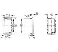 HELLA Interruttori Vari (8HG 716 734-001) Interruttore OEM