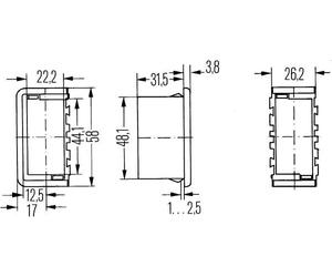 HELLA Interruttori Vari (8HG 716 734-001) Interruttore OEM