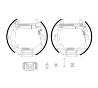 HELLA Kit ganasce freni 8DB 355 038-161 ACCENT II (LC) 35mm 2,3kg Alluminio
