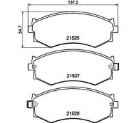 HELLA Kit pastiglie freni Anteriore per NISSAN ALMERA II Hatchback (N16) 240SX