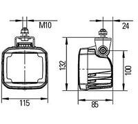 HELLA LED Faro da lavoro - Ultra Beam - 12V / 24V - 2200lm