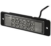 HELLA LED Luce identificazione lampeggiante - WL-LED - 24V - giallo - Montaggio, interno/Raccordo a vite - Cavo: 800mm - Spina: estremità del cavo aperta - Quantità: 2 - 2XD 009 048-211