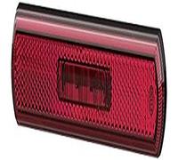 HELLA Luce demarcazione laterale - Shapeline Tech - LED - 24V / 12V - Montaggio, esterno/avvitato - SAE - Colore diffusore luce: rosso - Cavo: 450mm - Spina: AMP - 2a... poli - 2PS 013 303-261