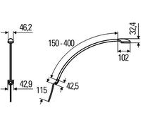 HELLA Luce Di Lettura Interna Lampada Del Tetto LED 24V 12V (2JA 346 720-122)