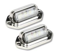 Hella Luce targa 2KA 010 278-071 LED 24V montaggio esterno avvitato diffusore cristallino