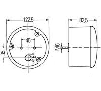 HELLA Luce Posteriore (2SB 964 169-677) Lampadina Luce Posteriore OEM