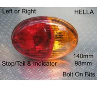 HELLA Luce Posteriore Ovale Per Caravan Stop Indicatore 2012+ Venus