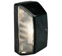 Hella Luce targa 2KA 003 389-062 – Alogeno 12/24V, diffusore cristallino, spina piatta