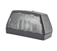 HELLA Luce Targa Anteriore Destra 6 V R10W Alogeno Vetro Trasparente 1 pz