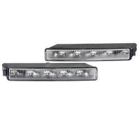 HELLA 2PT 010 043-801 LED-Kit luce guida diurna, LEDayLine, 12V, Montaggio, interno, colore diffusore luce cristallino, Cavo 480mm, Frontale d. veicolo