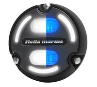 Hella Marine Apelo A2 Luce Sottomarina Blu-Bianca 3000 Lumen Scocca Nera 0161