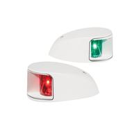 Hella Naviled Deck Montante Porta & Starboard Coppia 2nm Trasparente Lens/Bianco