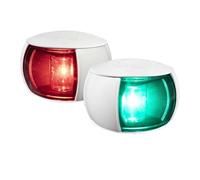 Hella Naviled Port-Starboard Coppia 2nm Trasparente Lente / Bianco Alloggiamento