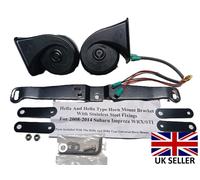 Hella Nero 12V Doppia Tonalità Clacson Set 410/490 Hz 110DB Subaru 2008-14 Kit