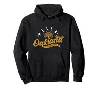 Hella Oakland per California Slang e Norcal Felpa con Cappuccio