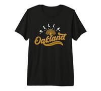 Hella Oakland per California Slang e Norcal Maglietta Premium