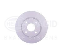 HELLA PAGID 2x Disco Freni Anteriore Ø258 MM Ventilazione Interna per Ford VI Ka