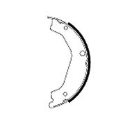 HELLA PAGID 8DA 355 050-051 Kit ganasce, Freno stazionamento,H1684,per es. HYUNDAI