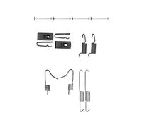 HELLA PAGID 8DZ 355 202-061 Kit accessori, Ganasce freno stazionamento,X0194,per es. NISSAN / RENAULT / TOYOTA