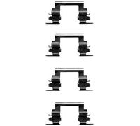 HELLA PAGID 8DZ 355 203-721 Kit accessori, Pastiglia freno - K0250 - Sistema frenante: Akebono - per es. CITROEN / DODGE / JEEP / MITSUBISHI
