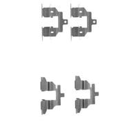 HELLA PAGID 8DZ 355 203-791 Kit accessori, Pastiglia freno,K0257,Sistema frenante,Akebono,per es. NISSAN