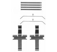 HELLA PAGID 8DZ 355 204-171 Kit accessori, Pastiglia freno,K0307,Sistema frenante,Sumitomo,per es. SUBARU / TOYOTA