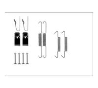 HELLA PAGID 8DZ 355 206-131 Kit accessori, Ganasce freno stazionamento,X0284,per es. JEEP