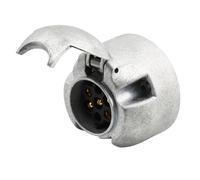 HELLA Presa corrente - 12V - 5a... poli - Raccordo a vite - Spina: Ripartitore a spina - Alluminio - argento - DIN/ ISO: 1724 - Quantità: 1 - 8JB 001 940-001