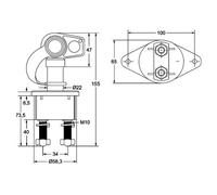 Hella Principale Batteria Universale Emergenza Stromschalter Poltrenner Chiave