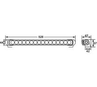 Hella Riflettore Lampada Centrale Destro O/S Sinistro N/S LED 24V 12V (