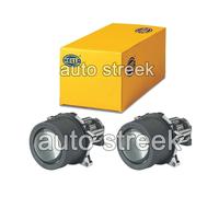 Hella Set Di Fari A Luce Alta 60Mm 12V,65W, Luce Gialla Per Retrofit E Moto