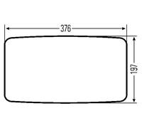 HELLA 8SB 501 191-202 Specchio esterno, Cabina