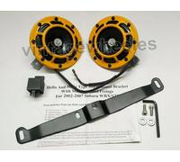 Hella Stile Giallo Sharp Tono Clacson Doppio Clacson & Subaru 2002-07 Supporto