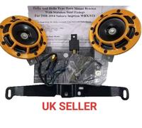 Hella Stile Giallo Sharp Tono Doppio Clacson & Subaru 2008-14 Supporto Fissaggi