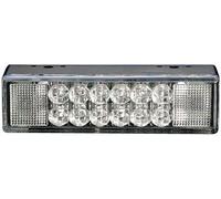 Hella Strobe-Type Faro Allarme Lampeggiante Luce Post. LED 12V (2XD 008 997-001)