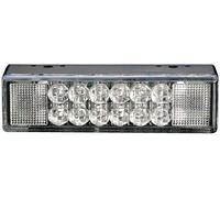 Hella Strobe-Type Faro Allarme Lampeggiante Luce Post. LED 12V (2XD 008 997-001
