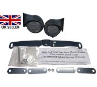 Hella Subaru 2008-14 Camion Perla Tromba Clacson Set 12V, 400/500 Hz, 105-118