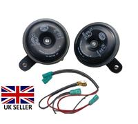 Hella Universale Nero Elettrico Clacson Set Moto Auto Barca Camion SUV con Filo