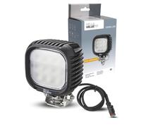 HELLA VALUEFIT 1GA 357 109-002 LED-Faro da lavoro, S3000, 12/24/48V, 3000lm, avvitato/Montaggio, esterno -arco di montaggio orientabile, Illuminazione campo vicino, Cavo 800mm, SpinaDEUTSCH