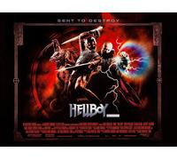 Hellboy Poster Originale Del Film British Quad Singolo Lato Versione Villains