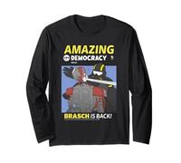 Helldivers 2 Amazing Democracy Comic Book Style Video Game Maglia a Manica